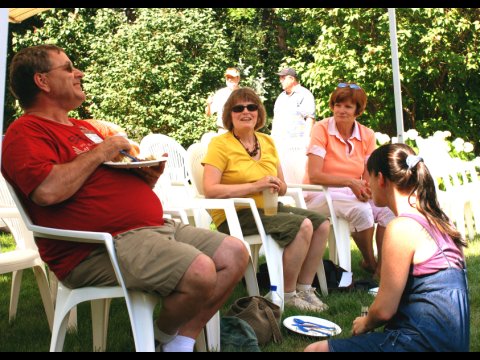 Gregg, Judy, Mary Kay w/ Lisa Wenger