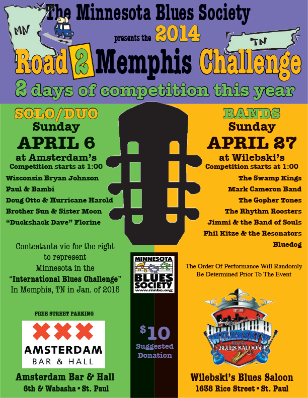 2014 Road To Memphis Challenge Poster