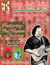 Bev's Christmas Party Poster
