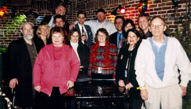 The Minnesota Contingent: from back to front, left to right - Steve, Andy, Mark, Doug, Cheryl, Dan, Papa John, Polly, Dwight, Sue, Judy, Roz, Vicky and Jerry.