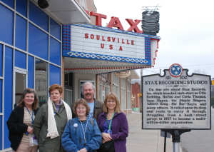 Lynn, Mary Kay,Judy, Jake & Melody at Stax.