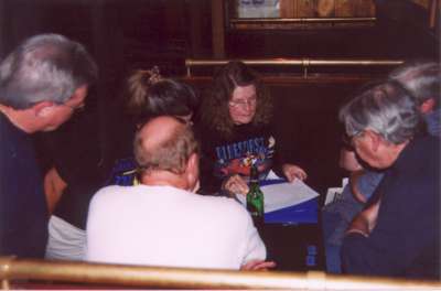 GTCBMS volunteers: Terry, Lynn, Judy, Lynne, John, Virgil, photo by Tom Asp, GTCBMS