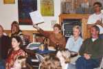 Timekeepers: MaryKay Harcus and Shirlee [center] - Dave Lawrence, standing, photo by Tom Asp, GTCBMS