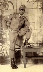 Wilbur in uniform.